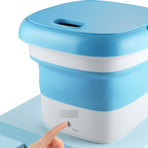 Semi Automatic Folding 2kg Top Loading Mini Washing Machine with Dryer Deep Cleaning