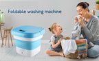 Semi Automatic Folding 2kg Top Loading Mini Washing Machine with Dryer Deep Cleaning